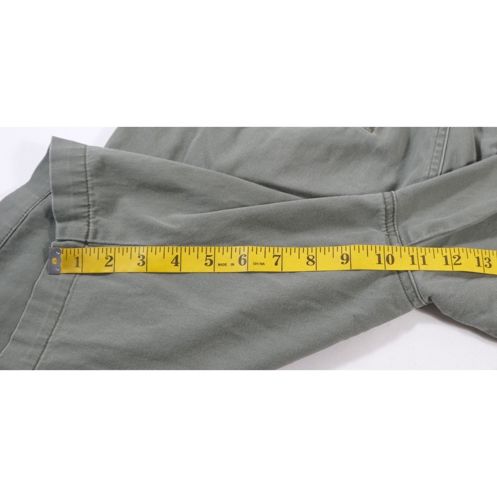 Tommy Bahama Shorts Mens 34 Green Chino Flat Front Cotton Stretch Casual Summer - Picture 5 of 7